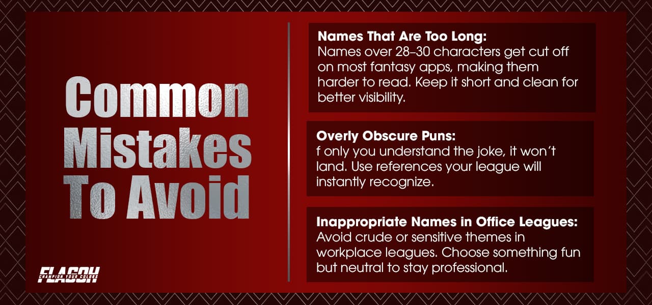Common Naming Mistakes & How To Avoid Them