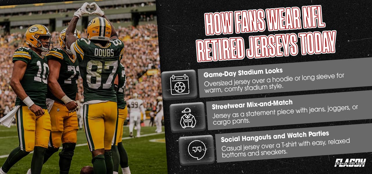 How Fans Wear NFL Retired Jerseys Today