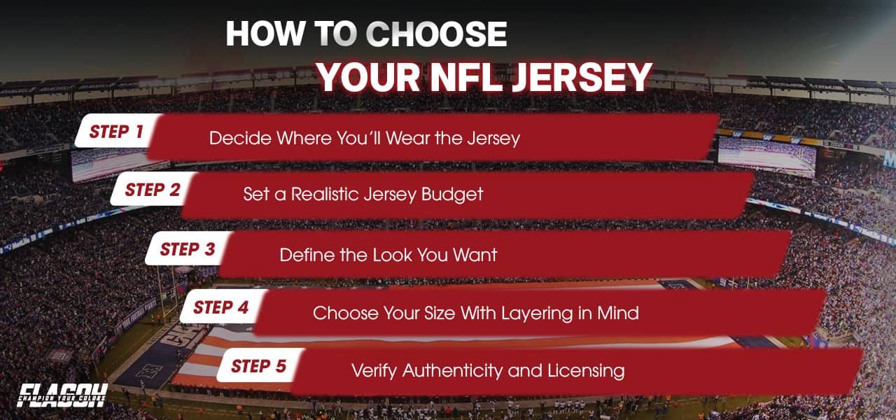 5 Steps to Choose the Right NFL Jersey Type