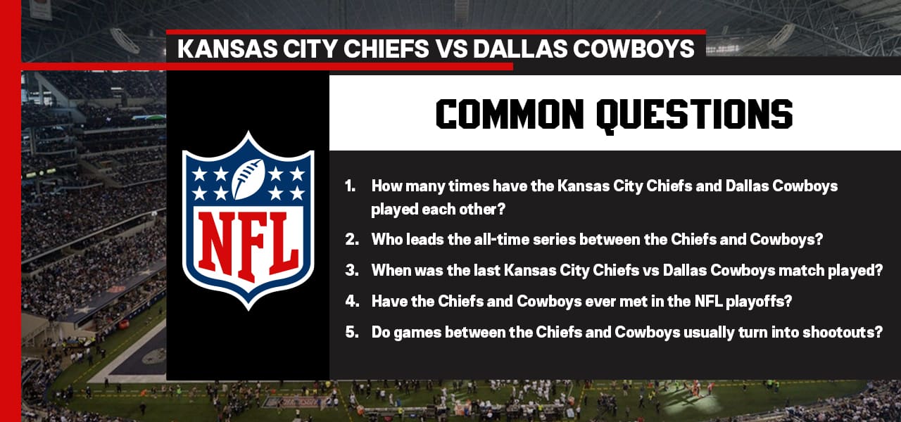 Questions on Kansas City Chiefs vs Dallas Cowboys Matches