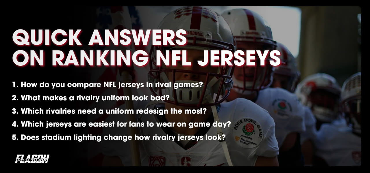 Quick Answers On Ranking NFL Jerseys