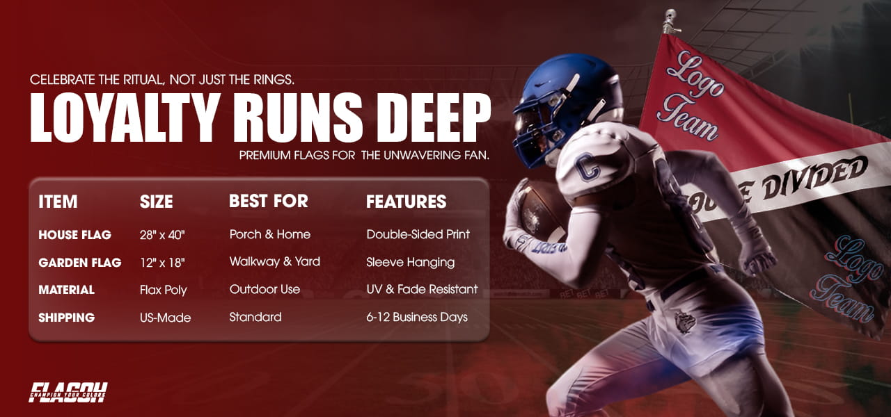 Showing Unwavering Loyalty With FlagOh Team Decor