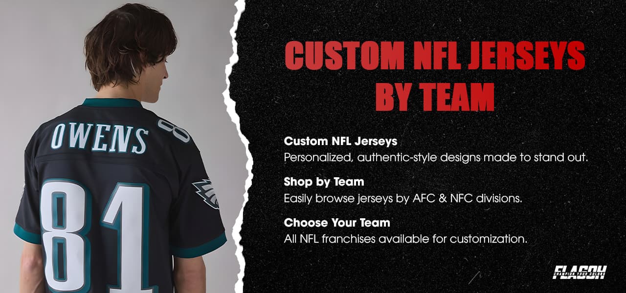 Custom NFL Jersey Start with Your Team