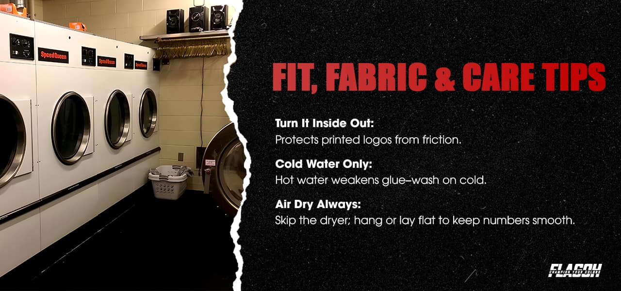 Fit, Fabric, and Care to Make Your Jersey Last Longer