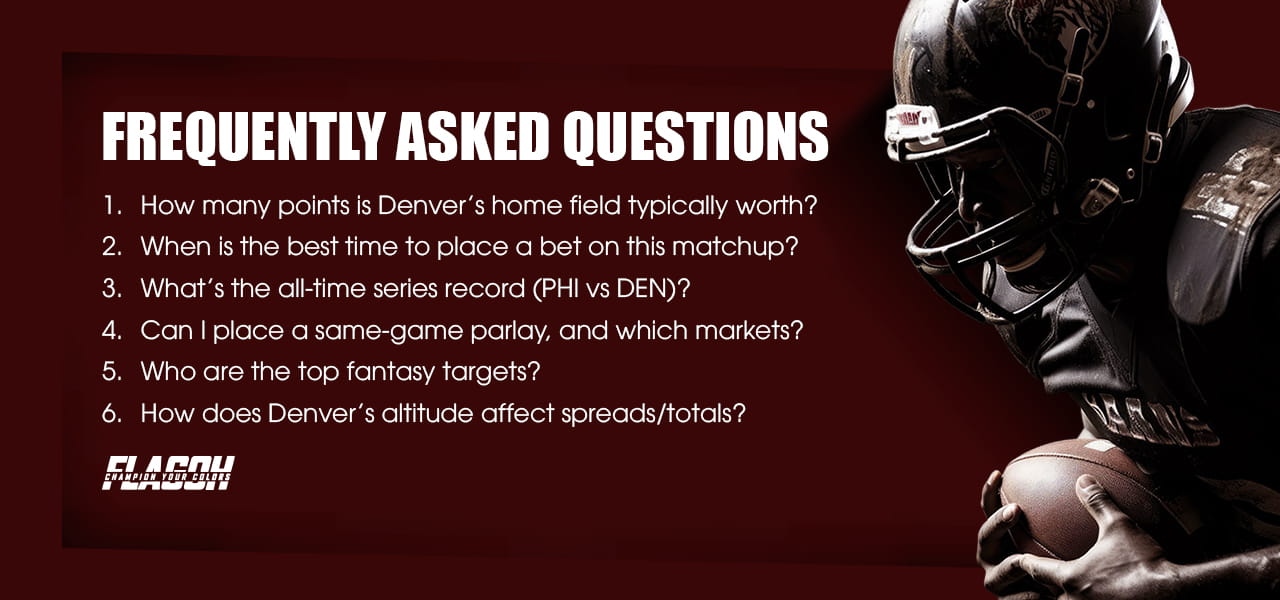 Common Questions about Eagles vs Broncos