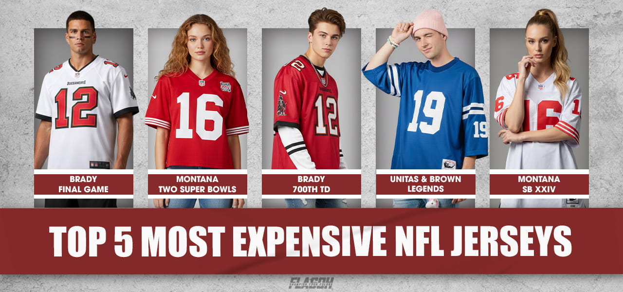 Top Five Records for the Most Expensive NFL Jersey