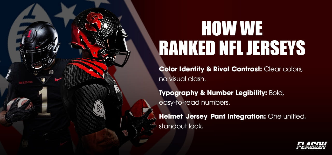 How We Ranked NFL Jerseys In Rival Matchups
