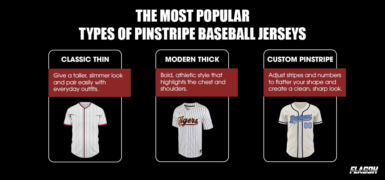 The Most Popular Types Of Pinstripe Baseball Jersey